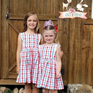 red and white seersucker dress Red and white seersucker dress at Chic Sister Boutique