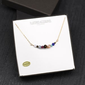 Solar System Necklace, Planet Necklace, Space Necklace image 5