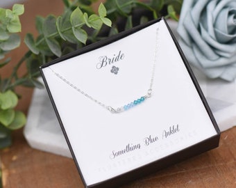 Something Blue Ombre Crystal Bride Anklet