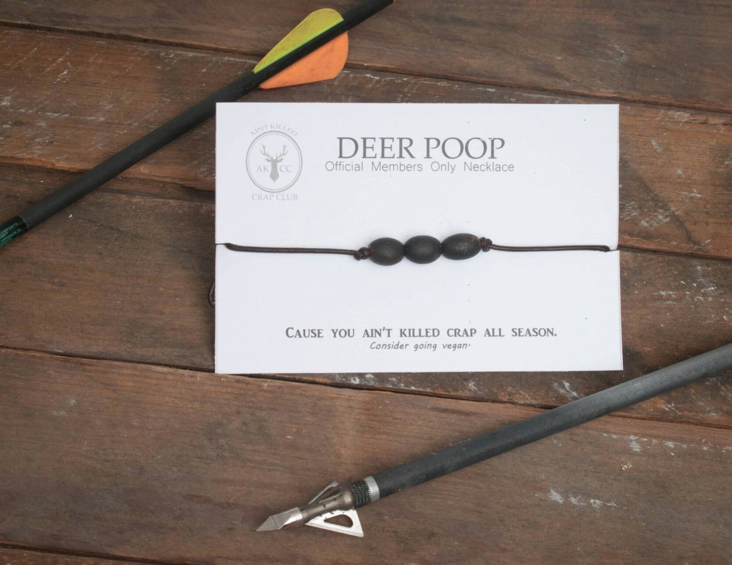 Deer Poop Necklace Gag Gift Hunter Gift Funny Hunter Gift Etsy