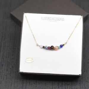 Solar System Necklace, Planet Necklace, Space Necklace image 7