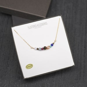 Solar System Necklace, Planet Necklace, Space Necklace image 6