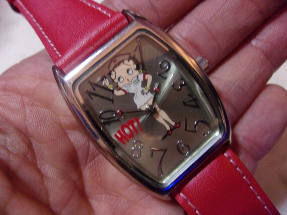 Vintage BETTY BOOP Nurse avon Quartz Watch With Original Box Newer Battery Working. Etsy UK