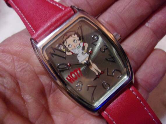 Vintage BETTY BOOP Nurse (Avon) Quartz Watch with… - image 1