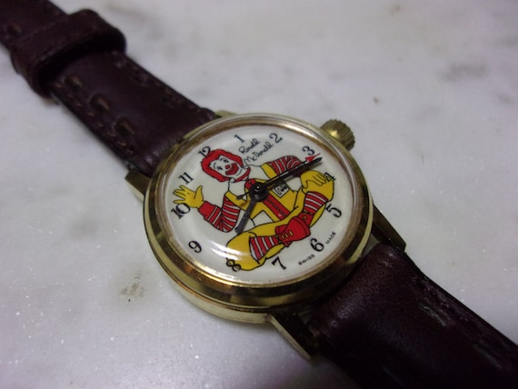 80s McDonald Novelty Watch ヴィンテージインテリア