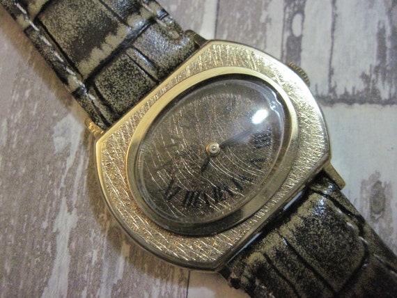 Vintage 14K Solid Gold LUCIEN PICCARD Men's Manua… - image 2