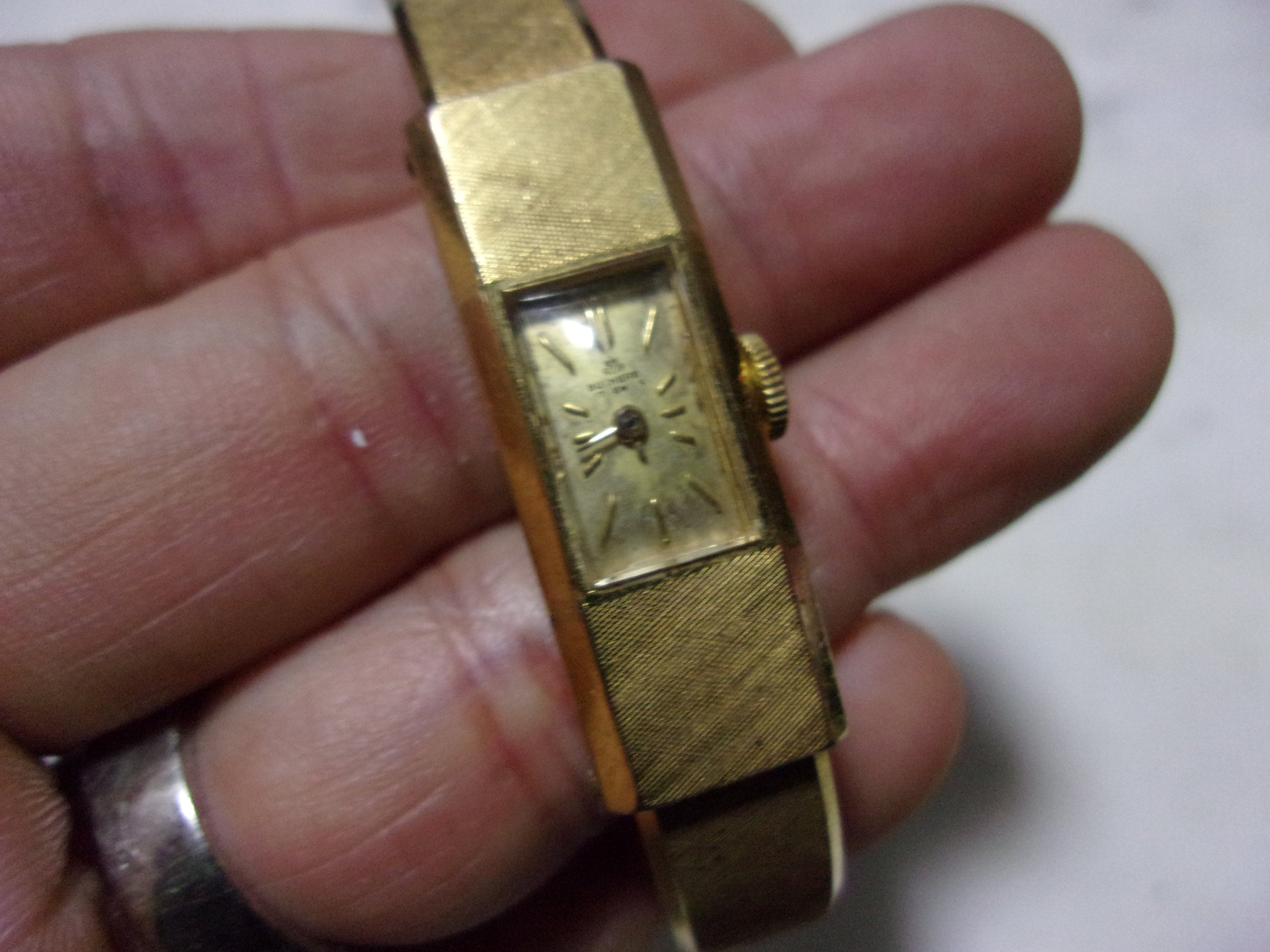 Bucherer 時計 ゴールドシルバー Vintage 1950s SS/Gold Capped Bucherer 30j Chronometer Watch