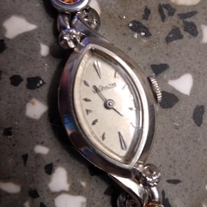 Vintage 14K Solid Gold LE COULTRE Manual Ladies&#39; Wristwatch Good Working Condition SO Great