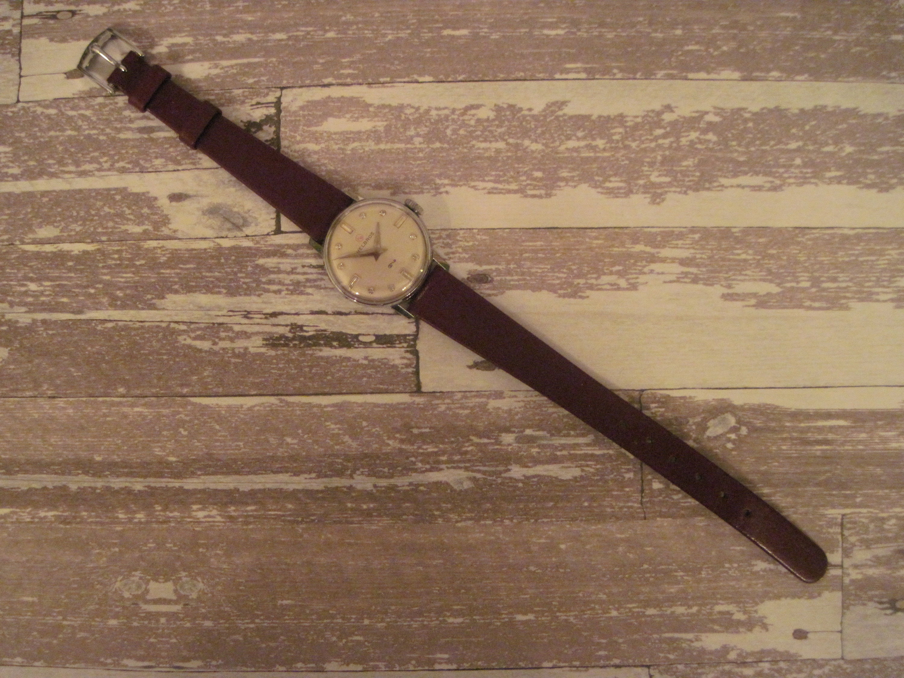Montre Helbros Quartz Homme Acier Inox - Occasion En Bon état, Pile Neuve