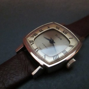 Vintage Slava 17 Jewel Gold-Filled Ladies&#39; Watch (USSR)