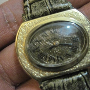 Vintage 14K Solid Gold LUCIEN PICCARD Men&#39;s Manual  Rare Working Well keeping time, MID- Size