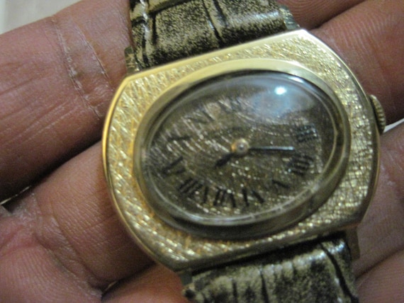 Vintage 14K Solid Gold LUCIEN PICCARD Men's Manua… - image 1