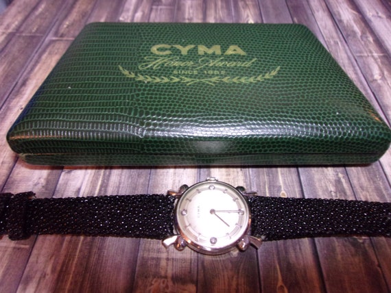Cyma diamond hotsell watch
