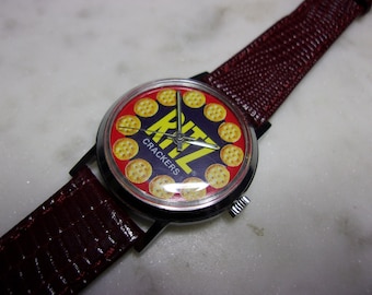 Vintage RITZ CRACKERS Manual Wind Watch, Good Working Condition