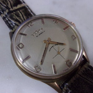 Vintage DOGMA Manual Men's Wristwatch with Subseconds Good Working Condition