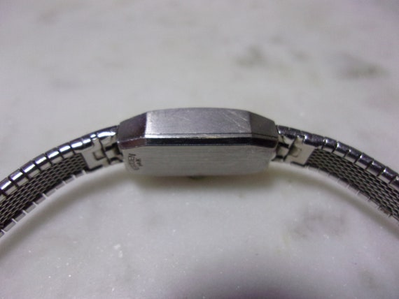 Very Nice GRUEN PRECISION 14K Solid White Gold 17… - image 4