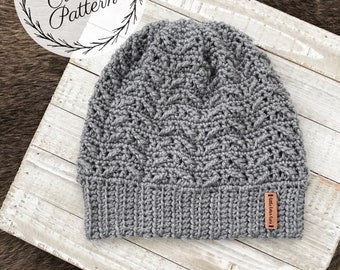 The Broadway Beanie Crochet PATTERN / Written Tutorial / Crochet Beanie Tutorial / PDF Download / Instant Download / Spring Crochet