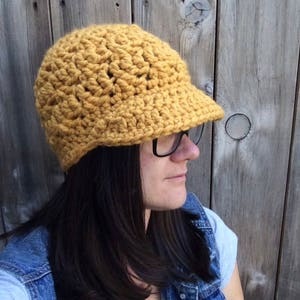 The Hunter Crochet Hat PATTERN / Written Tutorial / PDF Pattern / Instant Download / Crochet Pattern / Crochet Hat / Brimmed Crochet Hat image 5