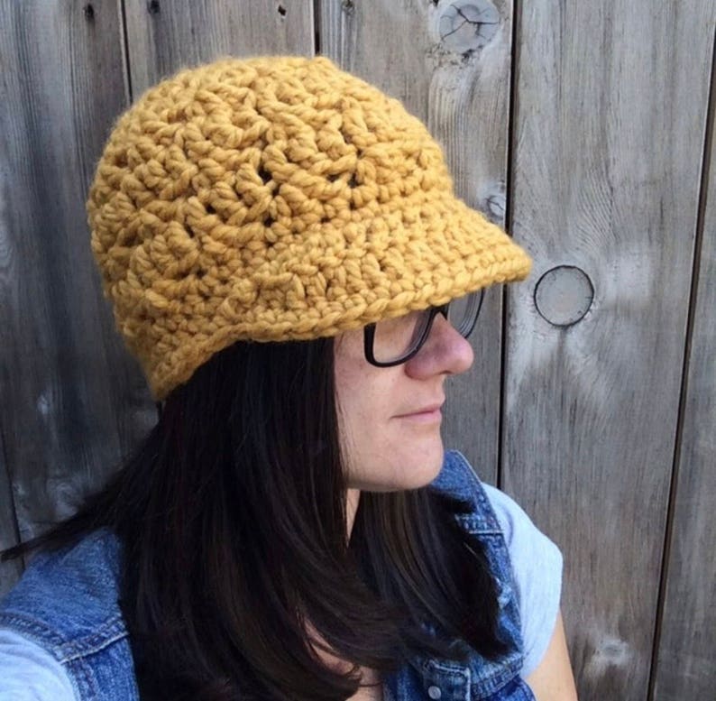 The Hunter Crochet Hat PATTERN / Written Tutorial / PDF Pattern / Instant Download / Crochet Pattern / Crochet Hat / Brimmed Crochet Hat image 5