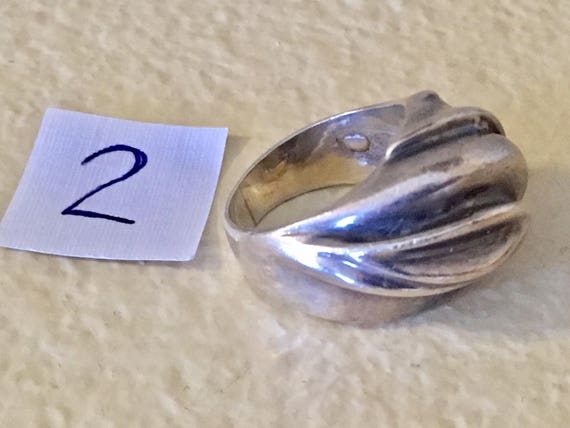 One Sterling Silver ring size 5 1/2 - image 3