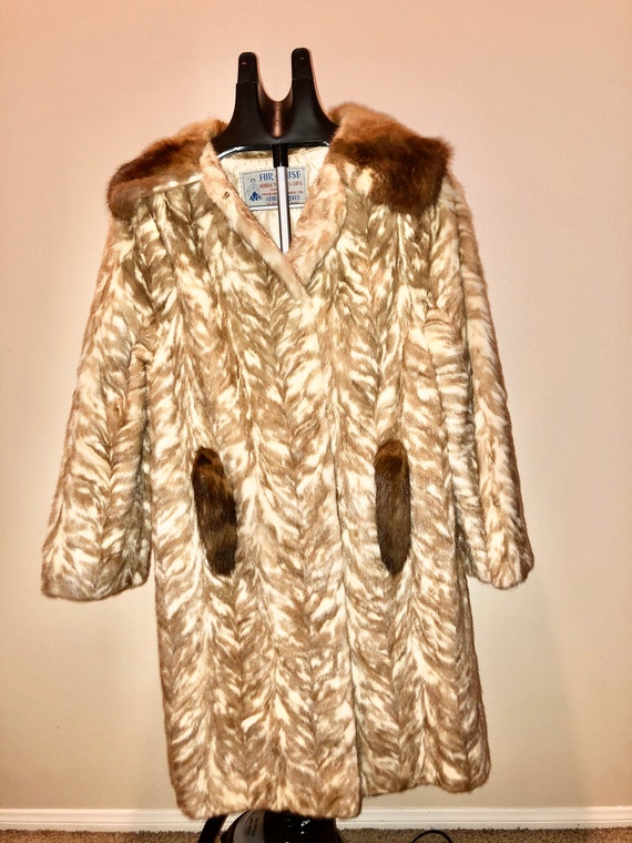 Genuine Mink Designer fur coat size M , SALE SALE 