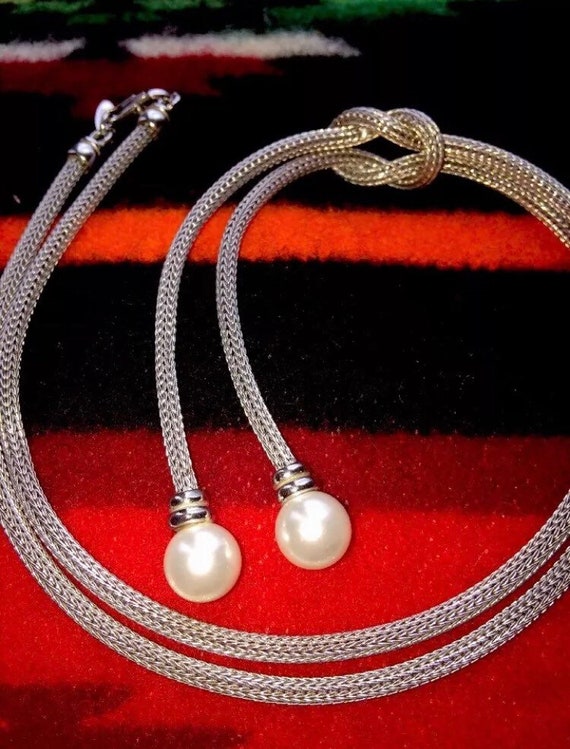 Sterling silver and genuine natural pearls ROBERT… - image 8