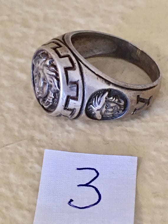 One Sterling Silver men's ring size 10 - image 5