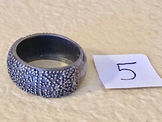 One Sterling Silver ring size 8 1/2 - image 8