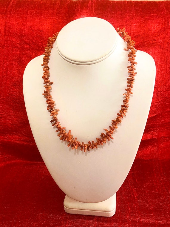 Beautiful Genuine Natural Branch Coral necklace 19