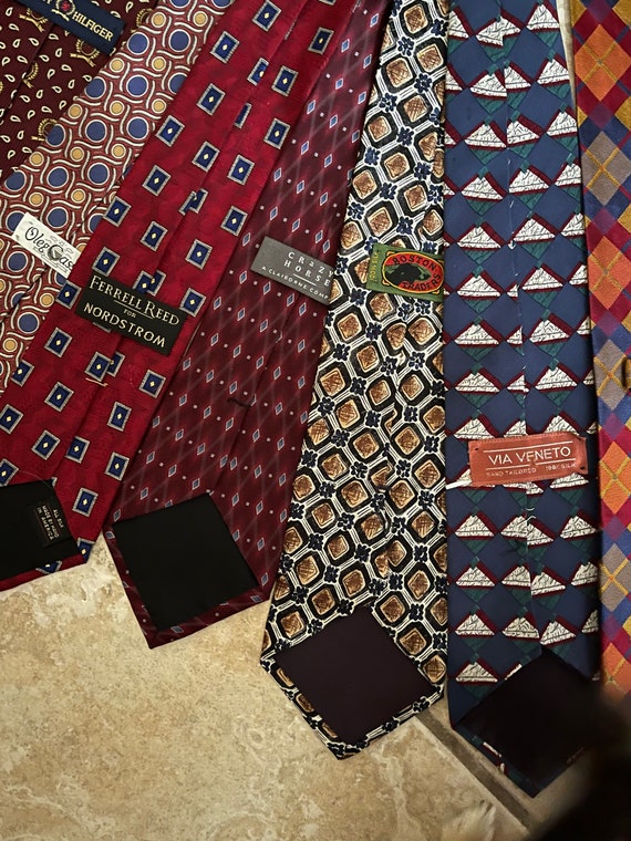 LOT of 15 MAN'S NECKTIES. Most of Them Are Silk Etsy