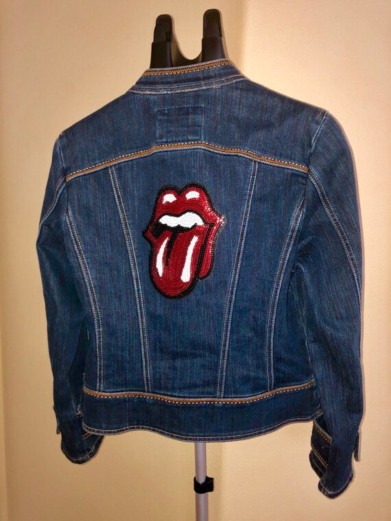 rolling stones denim jacket