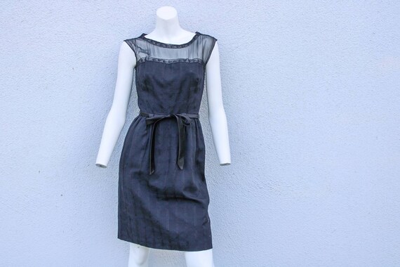 Vintage Harvey Berin 50's Dress Black Cocktail She
