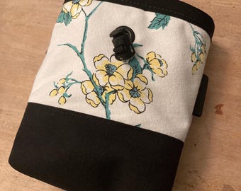 Upcycled Cherry Blossom Chalk Bag