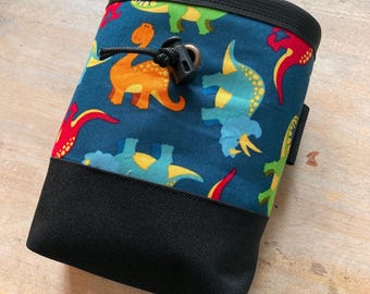 Cartoon Dinos Chalk Bag