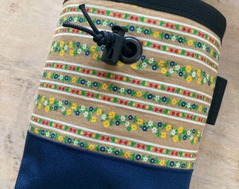 Vintage 70’s Floral Fabric Chalk Bag