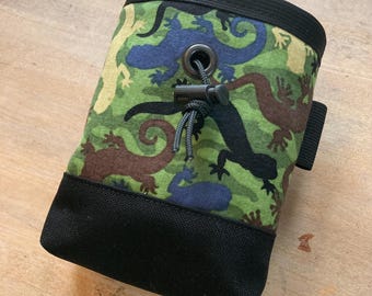 Gecko Camo Chalk Bag- Smaller Size