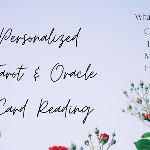 Lettura personalizzata dei tarocchi/oracle card dello stesso giorno