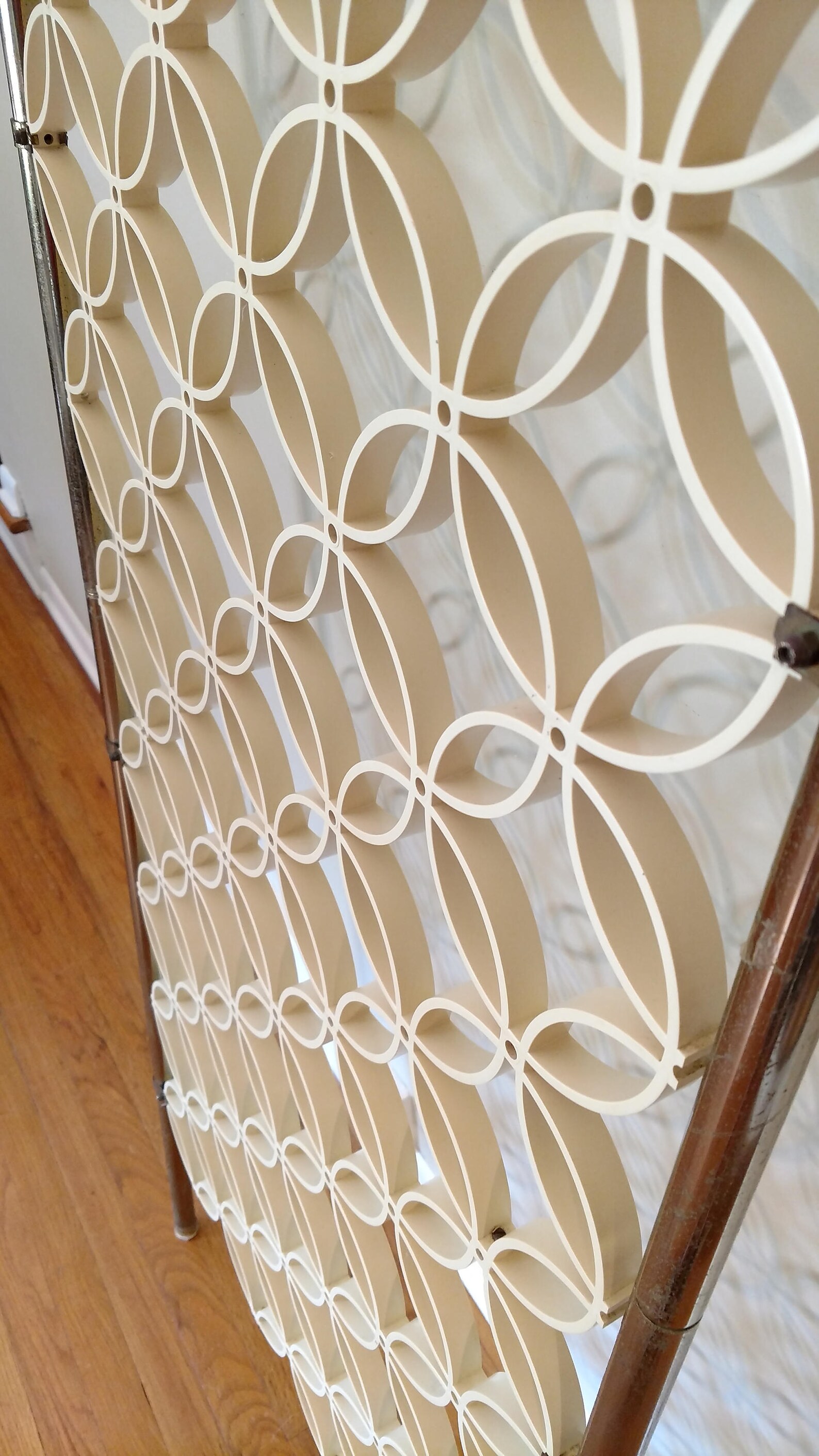 Mid Century Tension Pole Room Divider Etsy