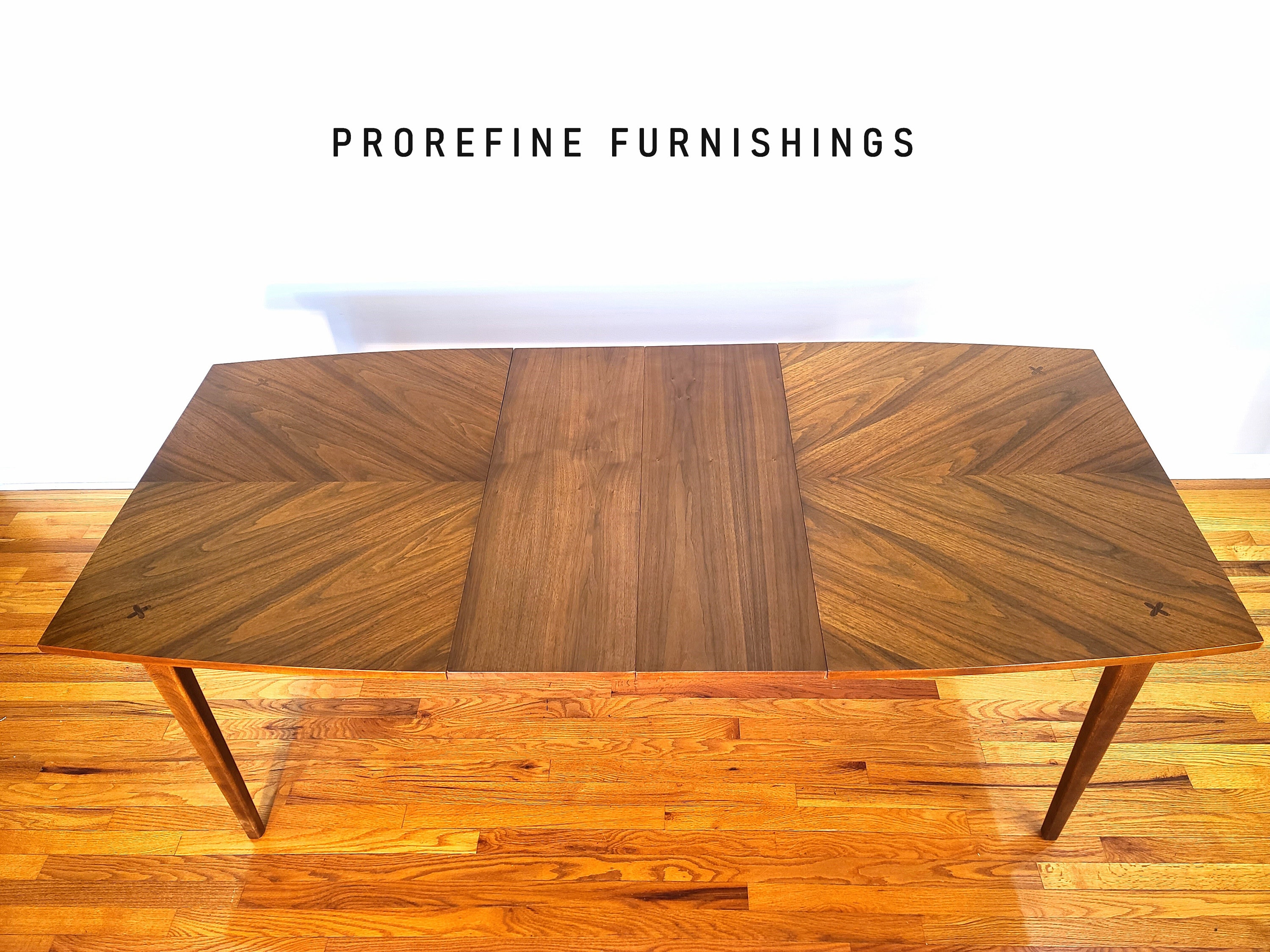 Mid Century American of Martinsville Dining Table, Expandable to 78 Inches