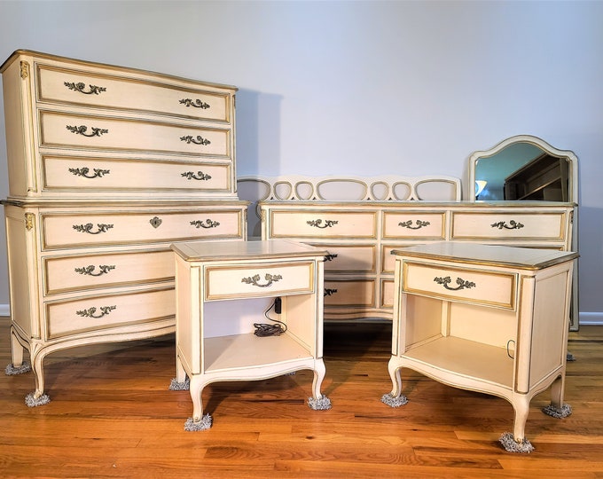 Vintage Henredon French Provincial Bedroom Set Etsy