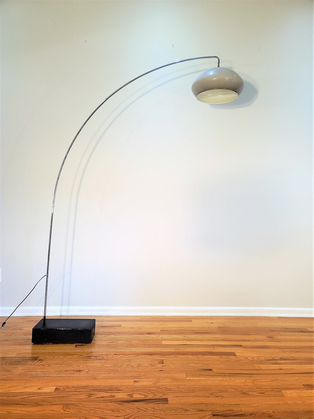 Mid Century Chrome Arc Floor Lamp - Etsy