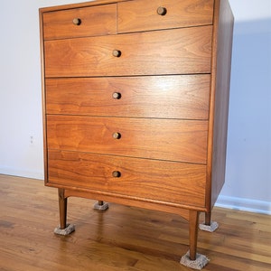 Commode Highboy Kipp Stewart, Drexel Declaration, style Mid-Century image 4