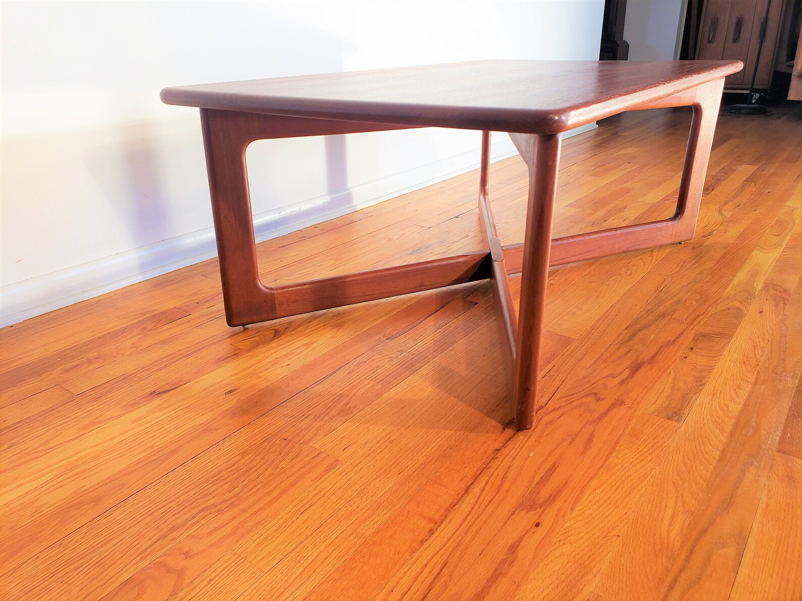 Danish Modern K.D. Furniture Teak Coffee Table Etsy