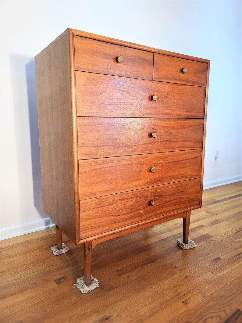 Commode Highboy Kipp Stewart, Drexel Declaration, style Mid-Century image 2