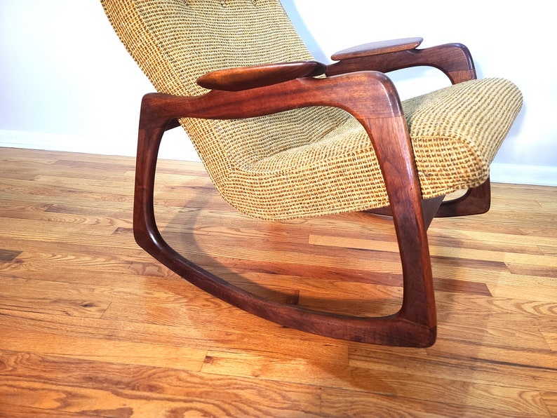 Mid Century Adrian Pearsall for Craft Asociates Rocking Chair image 8