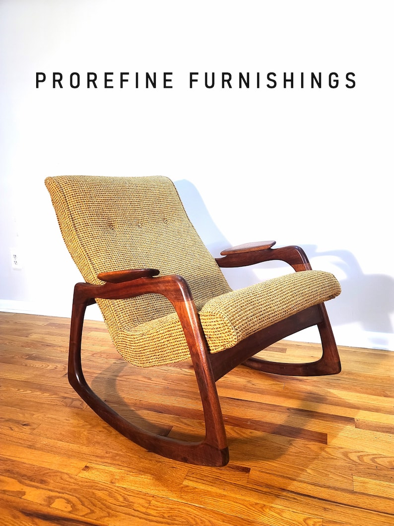 Mid Century Adrian Pearsall for Craft Asociates Rocking Chair image 2