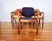 Mid Century Don Petitt for Knoll 1105 Set of Six Chairs
