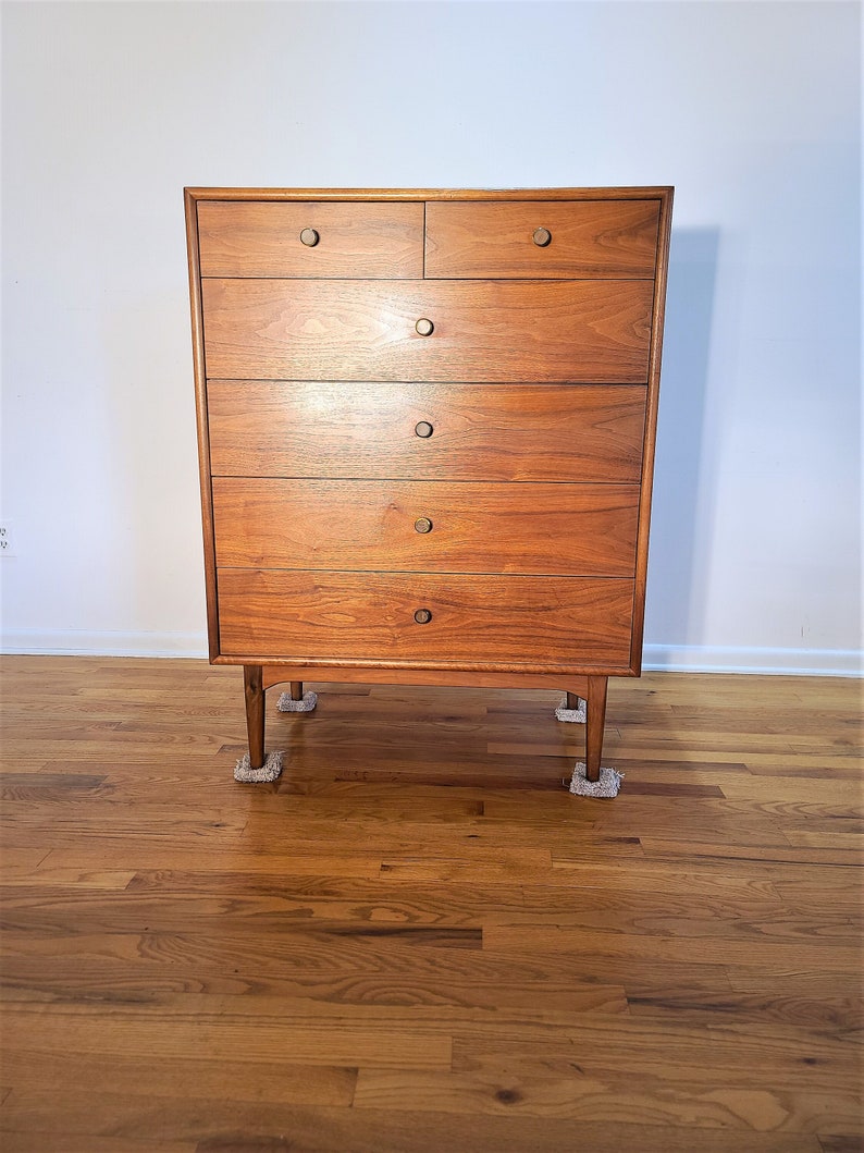 Commode Highboy Kipp Stewart, Drexel Declaration, style Mid-Century image 1