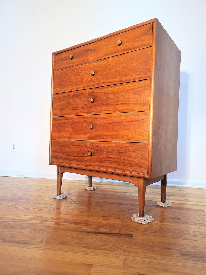 Commode Highboy Kipp Stewart, Drexel Declaration, style Mid-Century image 3