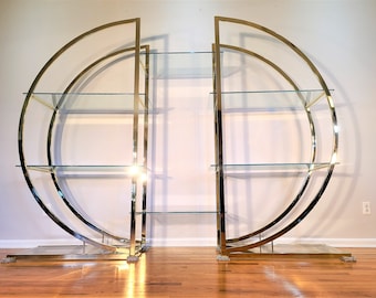 Mid Century Circular Etagere